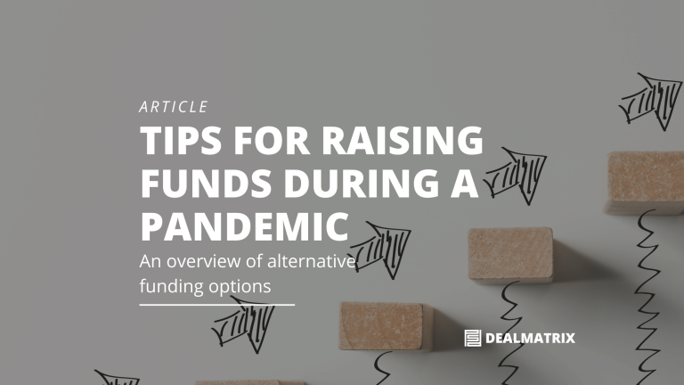 DealMatrix Tips for raising funds during pandemic blog banner